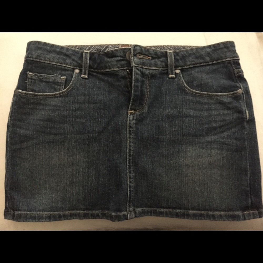 Paige jean skirt.